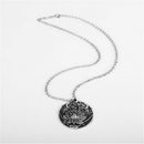 Retro Buddha Tibet Yoga Mandala Amulet Lotus Meditation Pendant Necklace Jewelry