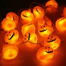 20 LED Pumpkin String Fairy Lights Lantern Party Home Props Halloween Decoration
