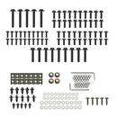 Bolt Kit Motorcycle Windscreen Hardware Fastener Clips Screws Black