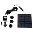 Solar Power Fountain Water Pump Panel Kit Pool Garden Brushless Waterpump