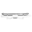 Largre Bathroom Pole Shelf Shower Storage Caddy Rack Organiser White Tray H B7M0