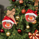 Christmas Tree Pendant Cute Ball Ornaments Home Decor for Xmas (D-7.8cm) A