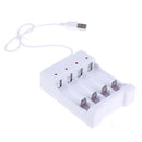 Universal usb 4 slots output battery charger battery quick charge adapter SE3C