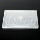 Standard Clear 3 Disc Holds DVD CD Case Movie Box Storage Holder Cover 14mm