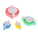 4 Sizes Pompom Maker Ball Weaver Needle Craft Knitting Loom Wool Tools Set