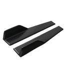 45cm Universal Car Side Skirt Rocker Splitters Winglet Wings Protector