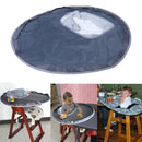 Baby Eating Table Mat Feeding Chair Cushion Round Waterproof Folding Infants Pad