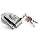 Veison Motorcycle Disc Lock Waterproof Alarm Lock Bicycle Bike Disc Lock Wa