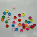 100pcs 2 Holes Round Wood Mixed Button Cloth Sewing Scrapbook New DIY Craft