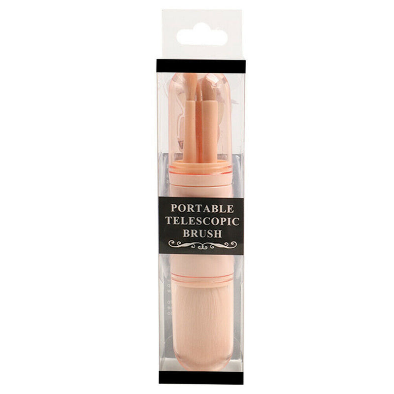 Telescopic 4 in 1 Eye Makeup Brushes Set Eyeshadow Blush Cosmetics Pens Kit A