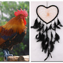 Black Dream Catcher Handmade Feathers Wall Car Hanging Decor Ornament