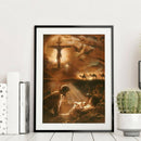 5D DIY Full Drill Diamond Painting Cross Religion Embroidery Kit (LG098)