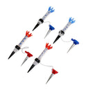 8 Pieces 80mm Plastic Magnetic Golf Tees With Anchor Random Color Golf