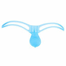 Plastic Women Eyebrow Template Shaper Cosmetic Tool 2 Pcs Clear Blue