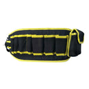 Heavy Duty Canvas Tool Pouch W/ 8 Pockets & Adjustable Quick-release Buckle