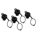 4Pcs Premium Air Valve Caps Kayak Fishing Boston Valve Airbed Raft Fit Blocker