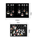Christmas Room Christmas Santa Claus Snowmen Elk Wall Stickers Window decor Q2A4