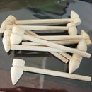 10pcs Mini Wooden Hammer Mallet for Leather Craft Carving Stamping Kids Pounding