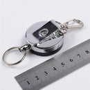 Resilience Steel Wire Elastic Keychain Recoil Sporty Alarm Key Rings Anti Lost3c