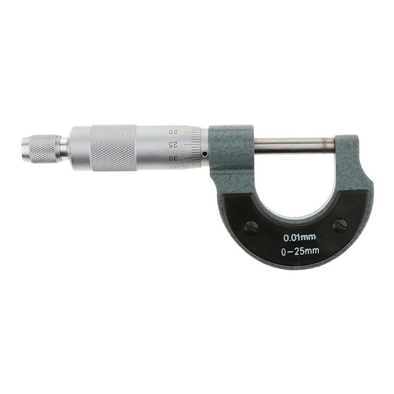 Precision Outside Micrometer Set Measuring Tool 0-25mm, 0.01mm, Durable
