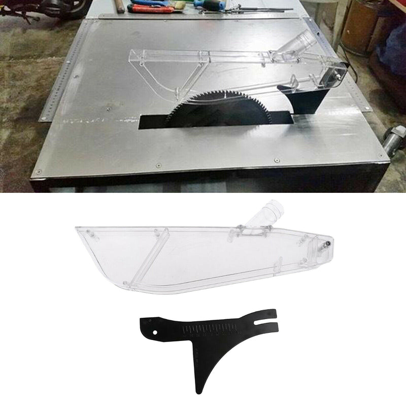 Plastic Professional Durable Table Saw Anti- Shield for 7-12 Inch Saws 420x220mm