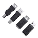 1X(Usb 2.0 A Female To Usb B Print Male Adapter Converter