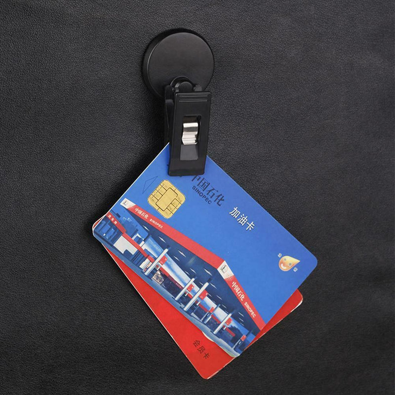 2x Car Suction Cap Clips Removable Holder for SunshadeÂ Curtain Card Ticket