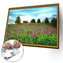 1000 Pieces DIY Paper Jigsaw Puzzle Sea of Flowers Assembling Picture Toys