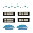 Side Brushes Mop Cloth Pad Rag Air Filter for Cecotec Conga 3090 Brush Vacu