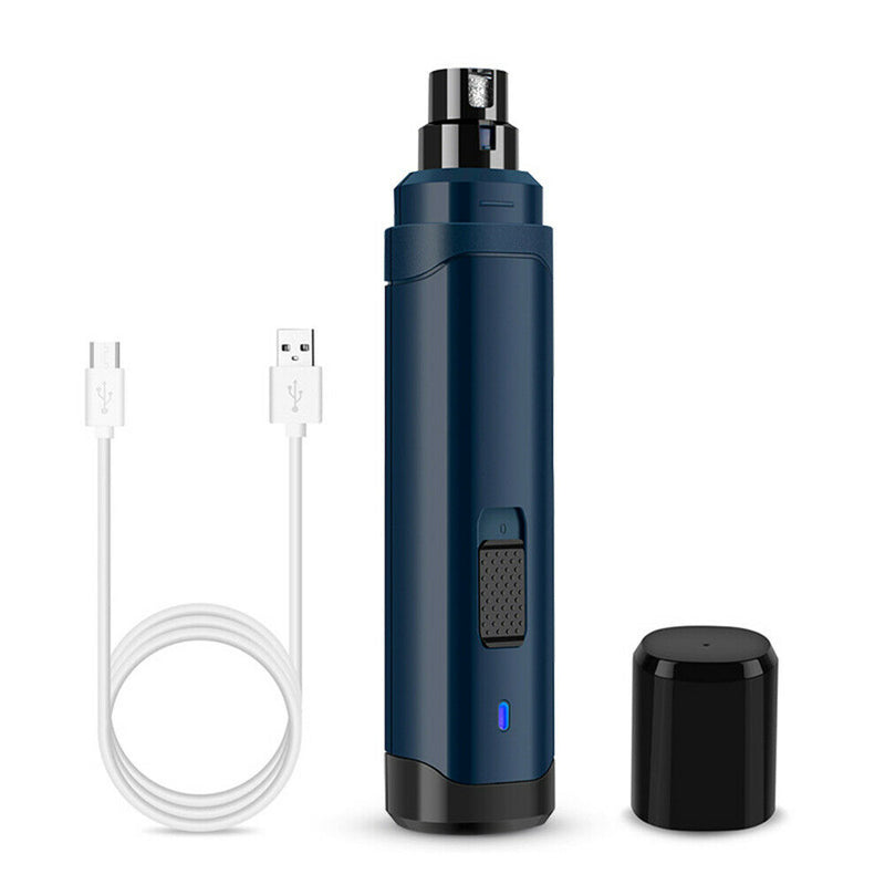 USB Cat Dog Electric Nail Claw Clippers Automatic Pet Nails Polisher Cutter A