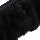 car Antislip Plush Stretchy Shield Case Steering Wheel Cover Black