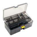 Durable Plastic Fishing Lure Hook Tackle Storage Box Double Sided Organizer