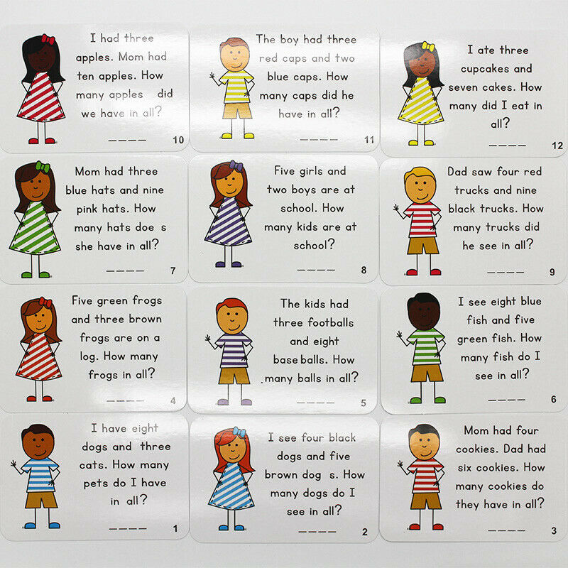 72Pcs/Set English Sentences Flash Card Answer Sheet Question Kids Early Lea N2A7