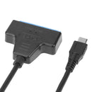 USB3.1 Type-C Port to 7+15Pin 2.5inch SATA HDD SSD Converter Adapter Cable