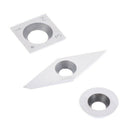 3Pcs Tungsten Carbide Inserts Cutter Set for Wood Turning Working Lathe Too