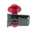 10pcs 5mm Fairing Bolts Spire Speed Fastener Clip Screw Spring Nuts (Red)
