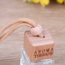 1PC 8ml car hanging empty perfume glass bottle pendant auto home ornaments