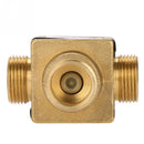 1 Pcs 3 Way DN20 External Thread Brass Thermostatic Mixing Valve Solar Wate