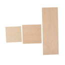 10Pc Square MDF Unfinished Wood Pieces Blank Plaque for DIY Pyrography 100mm