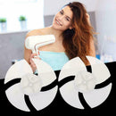 Power Plastic Mini Fan Blade 4 Leaves For Hairdryer Motor Easy To Install R E0C8