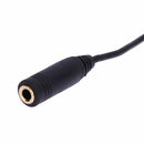 3.5mm Male to Female Earphone Audio Extension Exteneder Cable Volume Control Ew