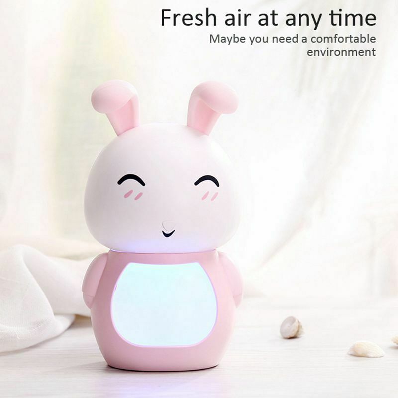 200Ml Usb Aroma Essential Oil Diffuser Ultrasonic Cool Mist Rabbit Humidifi T2E1