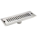 Stainless Steel Bathroom Shower Floor Long Drainage Square Shower Large Flo
