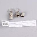 Pets Cat Dog ID Tag Tube Address Name Label Metal Pendant Collar Tags Avoid T7I2