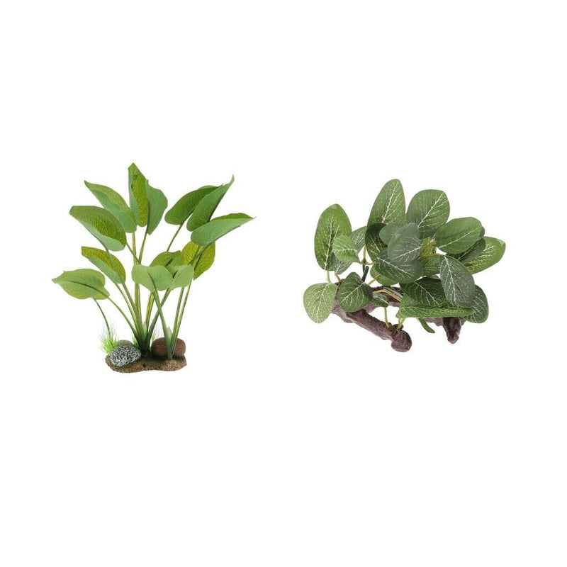 2Pieces Reptile Plants Aquarium Simulation Water