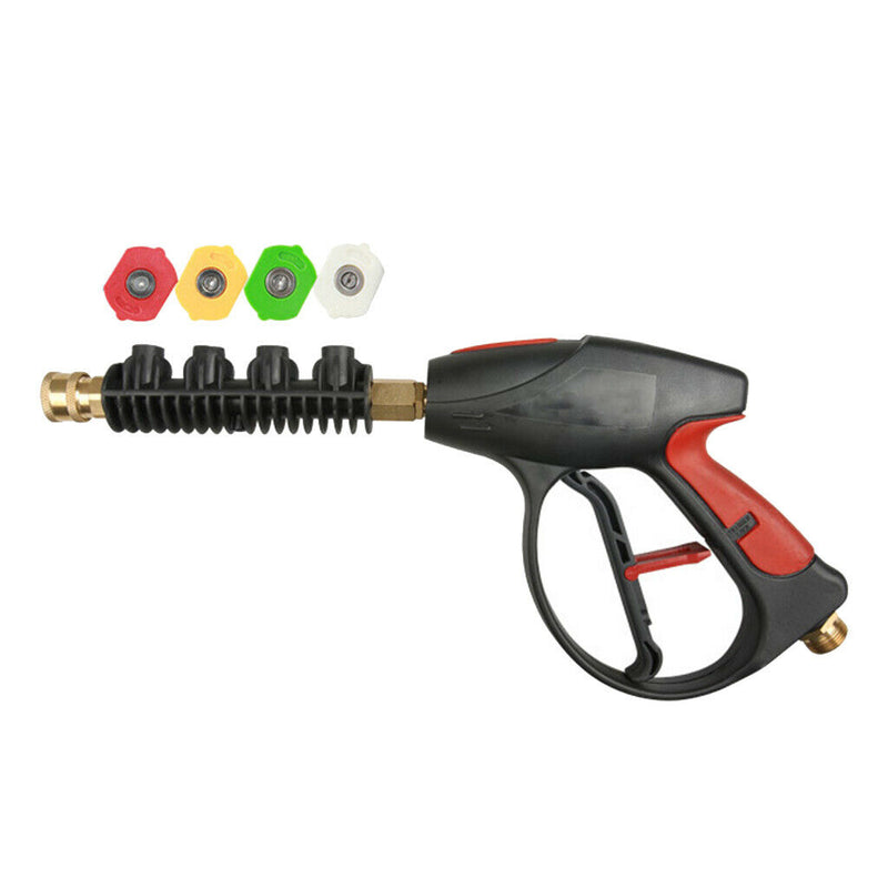 [Quick Connect] 4000PSI Pressure Washer  With 4-Color Nozzles Connection