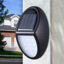 10 LED Solar Power Wall Mounted Light Garden Yard Outdoor Fence Lamp Waterproof