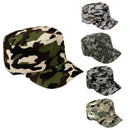 2pcs Mens Camouflage Camo Combat Soldier Patrol Hat Baseball Cap