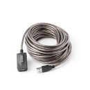 USB 2.0 10M Active Repeater Male to Female Extension Cable Adapter Cord Black