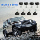 8 Sets Hardtop Quick Removal Thumb Screws for Jeep Wrangler YJ TJ JK 87-17 A